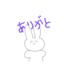 ゆるいらくがきうさぎ（個別スタンプ：30）