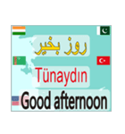 英語. パキスタン.トルクメニスタン.トルコ（個別スタンプ：5）