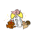 ごうかくまと仲間たち♪の受験応援スタンプ（個別スタンプ：40）