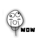 Black N White Sticky No.1（個別スタンプ：6）