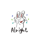 ウサギのベッキーの英会話 1.1（個別スタンプ：6）