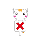 two hairs and three hairs（個別スタンプ：11）