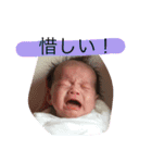 ハの字の眉のコロちゃん〜4ヶ月のご挨拶（個別スタンプ：8）