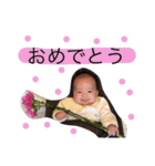 ハの字の眉のコロちゃん〜4ヶ月のご挨拶（個別スタンプ：10）