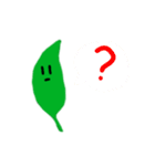 Leaf tends to float with wind（個別スタンプ：28）