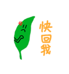 Leaf tends to float with wind（個別スタンプ：30）