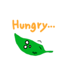 Leaf tends to float with wind（個別スタンプ：36）