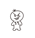 Fat people and bamboo pole people（個別スタンプ：9）