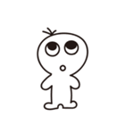 Fat people and bamboo pole people（個別スタンプ：15）