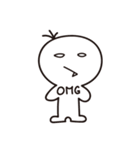 Fat people and bamboo pole people（個別スタンプ：19）