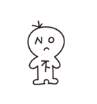 Fat people and bamboo pole people（個別スタンプ：20）