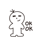 Fat people and bamboo pole people（個別スタンプ：29）