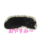 黒猫グリさん（個別スタンプ：4）