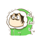 ぼくと彼のスタンプ日記（個別スタンプ：1）