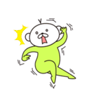 柔軟なサル（個別スタンプ：6）