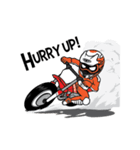 Dirt Rider (Motocross) animation V.ENG（個別スタンプ：1）