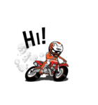 Dirt Rider (Motocross) animation V.ENG（個別スタンプ：2）