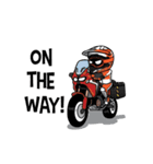 Dirt Rider (Motocross) animation V.ENG（個別スタンプ：3）