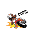 Dirt Rider (Motocross) animation V.ENG（個別スタンプ：4）