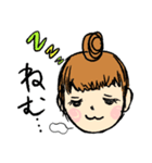 おだんご女子のためのスタンプ（個別スタンプ：7）