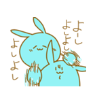 滑稽なウサギ（個別スタンプ：4）