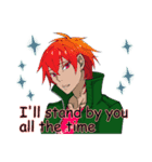 handsome man is whisper seductively3（個別スタンプ：13）