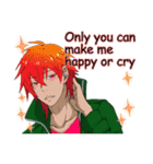 handsome man is whisper seductively3（個別スタンプ：15）