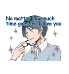 handsome man is whisper seductively3（個別スタンプ：24）