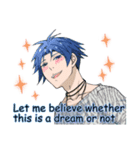 handsome man is whisper seductively3（個別スタンプ：31）