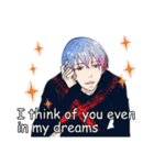handsome man is whisper seductively3（個別スタンプ：38）