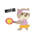 T-bear テニス（個別スタンプ：34）