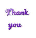 Thank you 2（個別スタンプ：13）