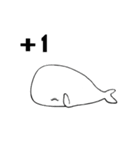 small whale（個別スタンプ：24）