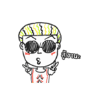 Dark glasses（個別スタンプ：35）