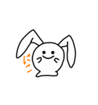 短足の耳垂れウサギ（個別スタンプ：9）