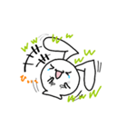 短足の耳垂れウサギ（個別スタンプ：17）
