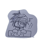 ハヤブサ君とMr,ムーン（個別スタンプ：2）