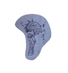 ハヤブサ君とMr,ムーン（個別スタンプ：3）