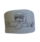 ハヤブサ君とMr,ムーン（個別スタンプ：6）