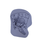 ハヤブサ君とMr,ムーン（個別スタンプ：7）