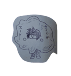 ハヤブサ君とMr,ムーン（個別スタンプ：15）