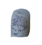 ハヤブサ君とMr,ムーン（個別スタンプ：16）