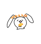 短足の耳垂れウサギ 4（個別スタンプ：20）