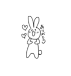 だるめなうさぎ（個別スタンプ：2）