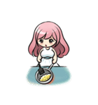 Pretty girl_（個別スタンプ：1）
