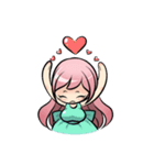 Pretty girl_（個別スタンプ：16）