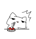 じとめねこ（個別スタンプ：4）