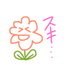 お花ちゃんたち（個別スタンプ：3）