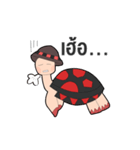 Dino, Red foot turtle（個別スタンプ：32）