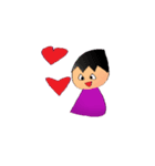 The 11 years old boy（個別スタンプ：6）